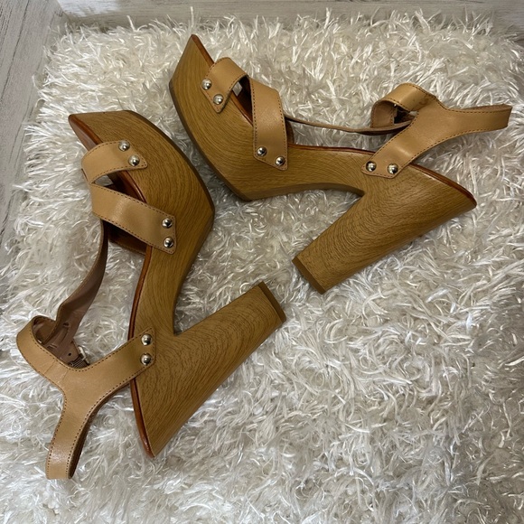 Gianni Bini Leather Strappy Studded Heels Women’s Size 11 - Picture 6 of 8